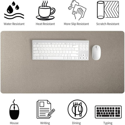 Bloss Pearl Gray Desk Mat 31.5"x15.7", Desk Matt - Image 5