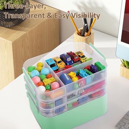 Gifhomfix 4-Layer Plastic Craft Organizers and Storage Box - Image 6
