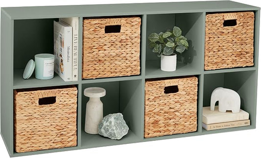 Best Choice Products Kids Bookcase 8-Cube Storage Organizer, 13.5in Shelf by Unknown