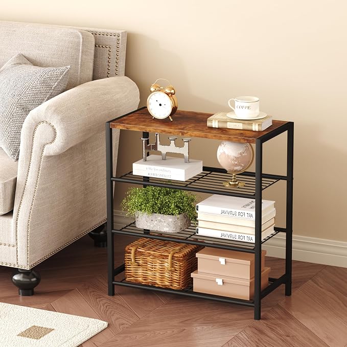 HOMEFORT 4-Tier Shoe Rack Organizer, Shoe Tower - Image 5