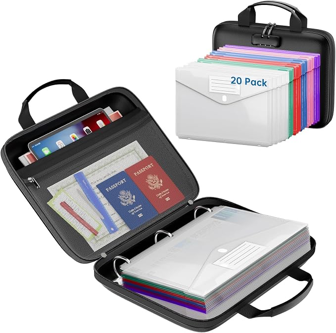 Fireproof Binder Organizer by ZOOPIP