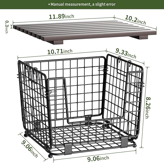 Wire Storage Basket For Kitchen Pantry and Counter - Image 6