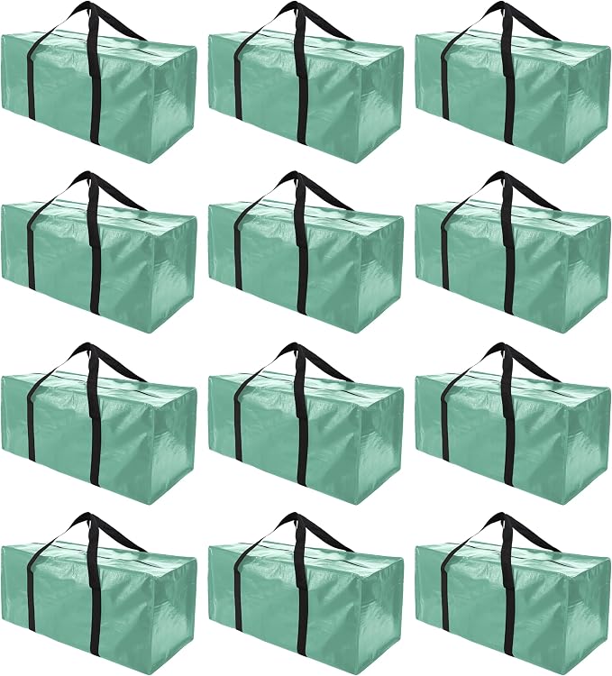 12 Pack Extra Large Moving Bags by PANDA+JOYS