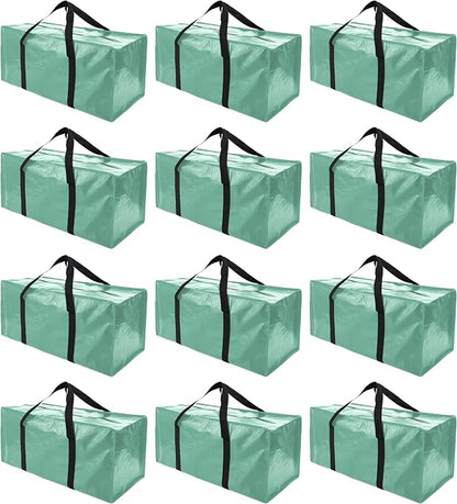 12 Pack Extra Large Moving Bags by PANDA+JOYS