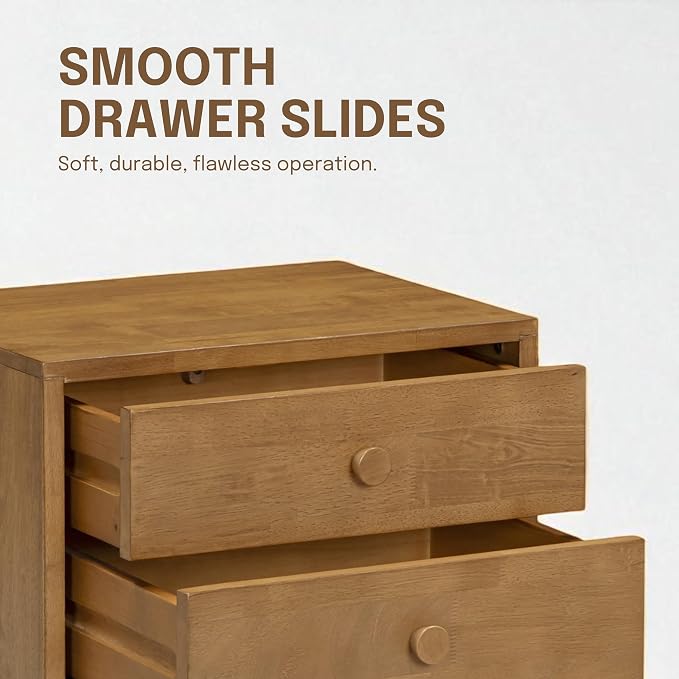 NTC Lux Nightstand with 2 Drawers, Featuring Adaptable Design, 150 lbs Load - Image 5