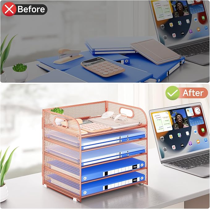 Paper Organizer Letter Tray - Image 5