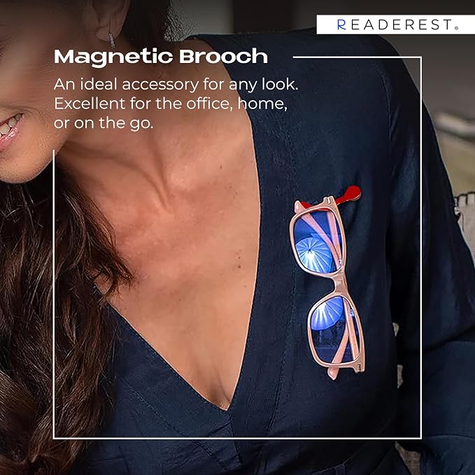 Readerest Magnetic Glasses Holder, Eyewear Accessory Clip - Image 5