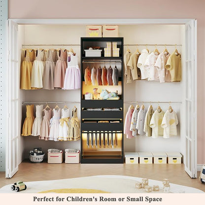 Closet System, 4-8FT Closet Organizer - Image 9