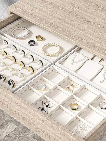Drawer Jewelry Organizers And Storage, Velvet Bracelet And Ring Display Small - Image 3