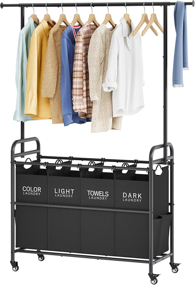 Tajsoon Laundry Sorter Cart by Tajsoon