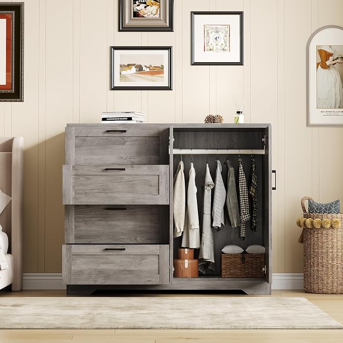 GarveeHome Multifunctional Wooden Dresser - Image 3