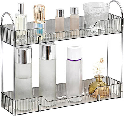 YCIA&DONE 2 Tiers Narrow Vanity Makeup Organizer, Bathroom Organizers - Image 6
