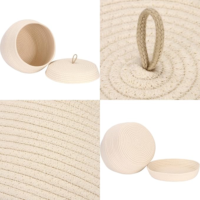 Sea Team Round Cotton Rope Storage Basket - Image 5