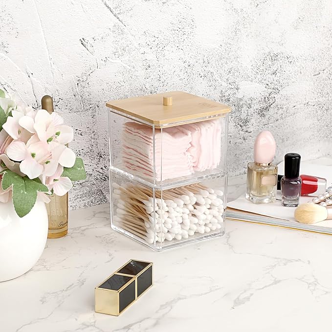 BTSKY Clear Stackable Paper Clip Holder - Image 5