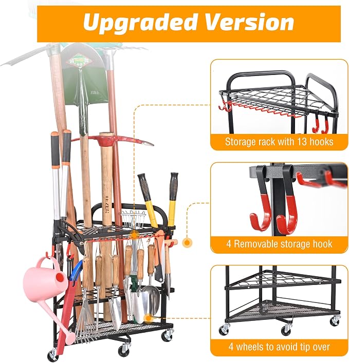 PLKOW Garden Tool Organizer - Image 4