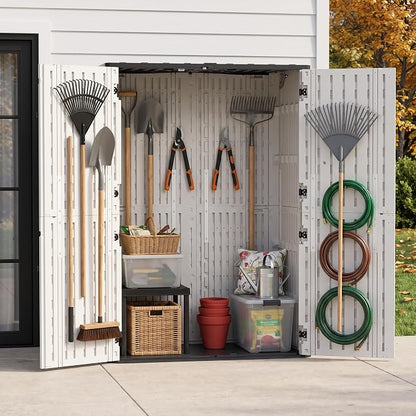 65 Cu.Ft Resin Outdoor Storage Shed - Image 8