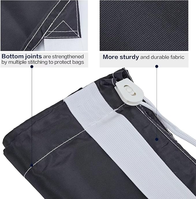 HOMEST 2 Pack XL Nylon Laundry Bag - Image 4