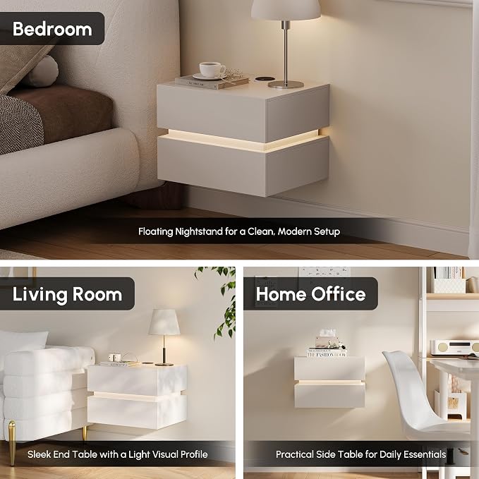 Modern Floating Nightstand - Image 3