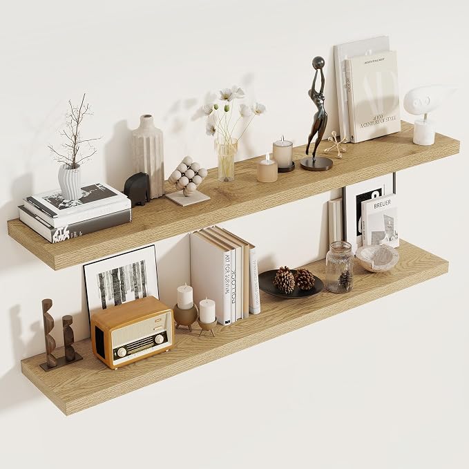 Fun Memories 55 Inch Floating Shelves by FunMemories