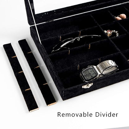 Frebeauty 24 Grid Earring Holder Organizer Tray, Jewelry Organizers and Storage - Image 5