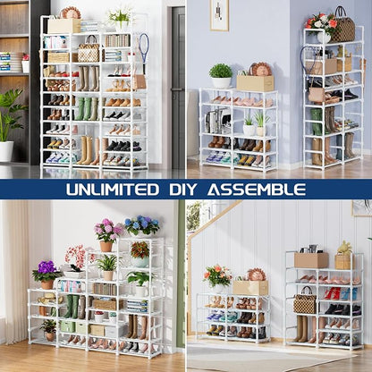 Mavivegue 10 Tiers Shoe Rack, Large Storage Space, 55-60 Pairs, Polypropylene - Image 3
