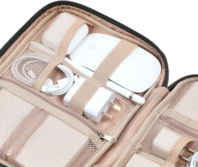 NISHEL Travel Cord Organizer Case, Tech Electronic Bag, Essentials - Image 4
