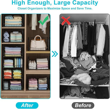 4-Tier Closet Organizers and Storage Shelves - Image 5