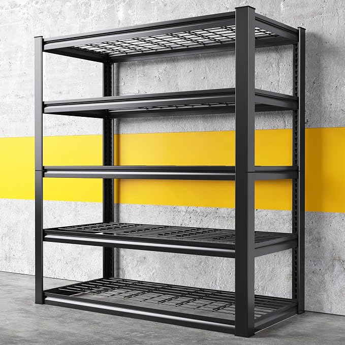 REIBII Garage Shelving 3000LBS, Heavy Duty Storage Shelves, Adjustable by REIBII