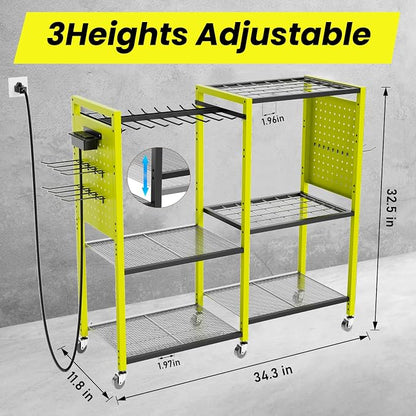 Heavy-Duty Power Tools Organizer Cart - Image 2