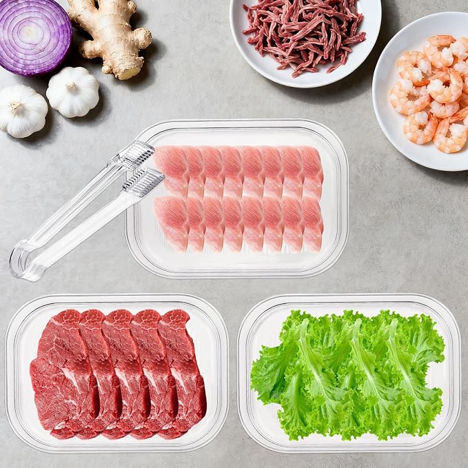 2 Pack 3-Layer Deli Meat Container - Image 5