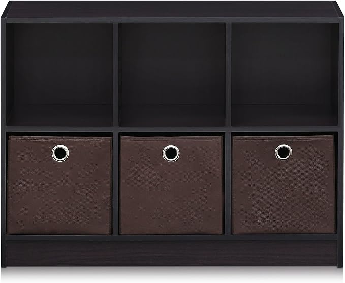 Furinno BASIC Book Shelf, 6-Cube Bookshelf - Image 7