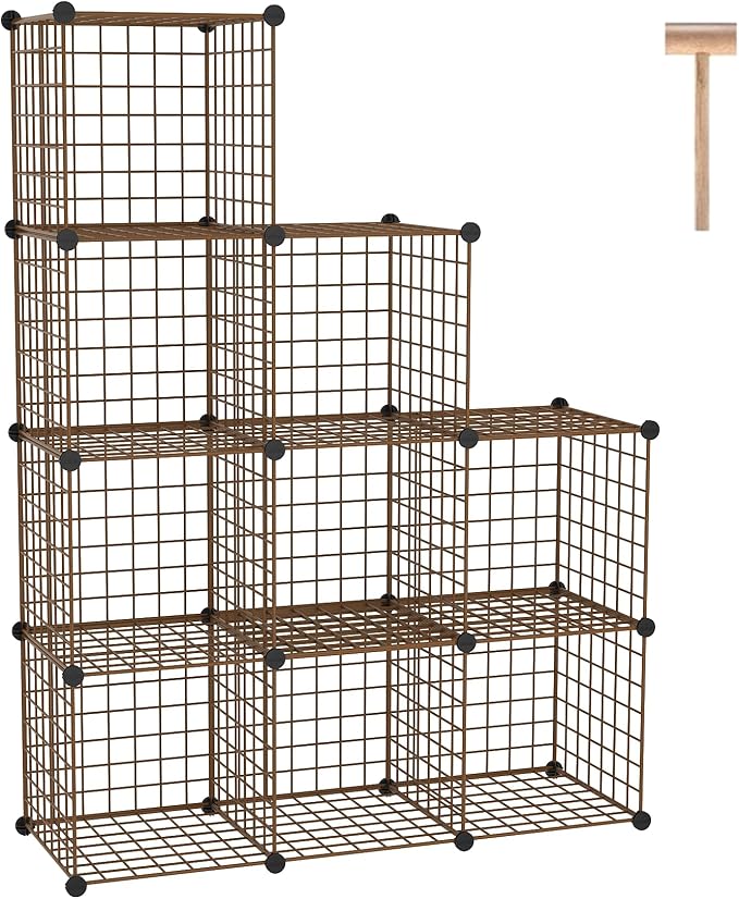 C&AHOME Wire Cube Storage, 9 by CAHOME