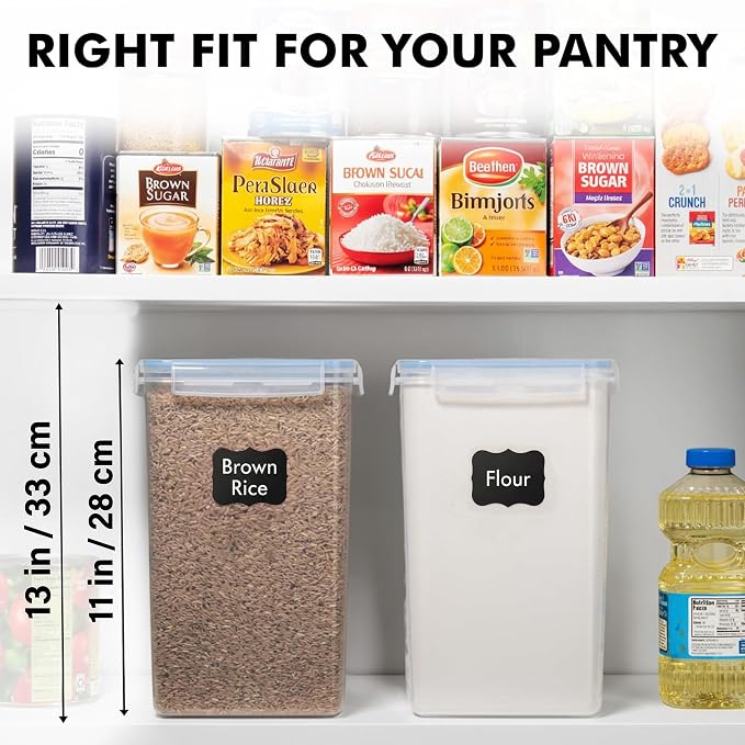 WHITE FEATHER SUPPLIES 2 PC Large Food Storage Containers - Image 5