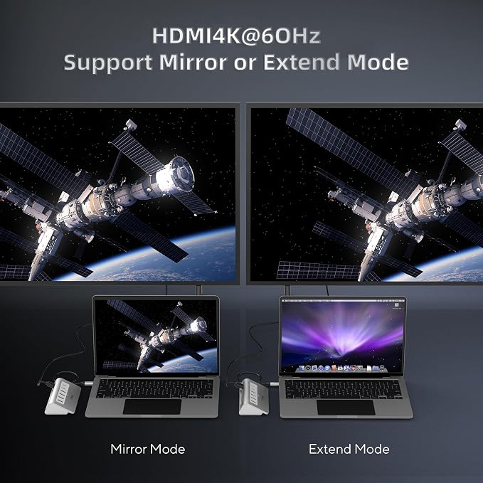 intpw USB C Hub, P9 USB C Hub Multiport Adapter - Image 3