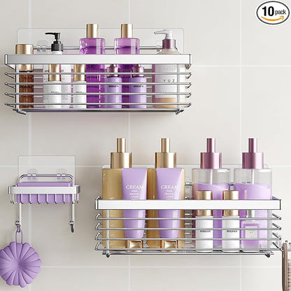 ODesign Shower Caddy 3 Pack SUS304 Stainless Steel-No Drilling-Shower Bathroom by ODesign