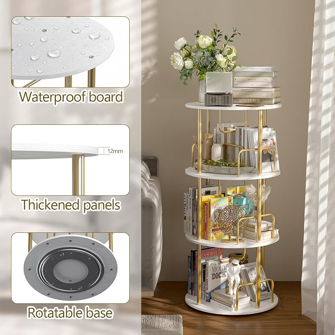 Rotating Bookshelf, Revolving Bookcase - Image 6