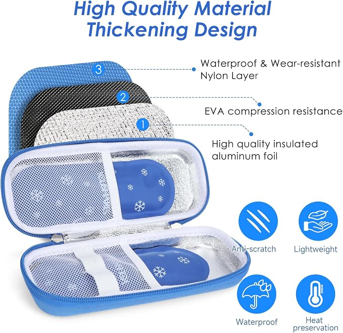YOUSHARES Insulin Cooler Travel Case TSA Approved - Image 4