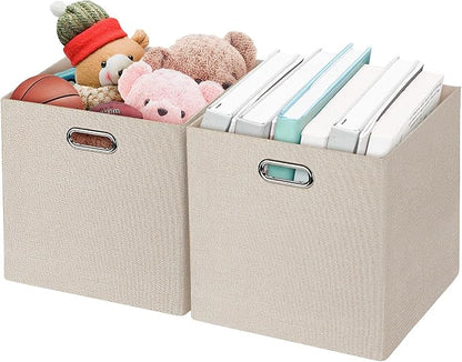 Posprica Foldable Storage Bins, 13×13 Storage Cubes Basket Containers by Posprica