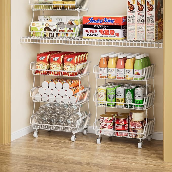 OKZEST Pantry Organizers and Storage Cart - Image 9