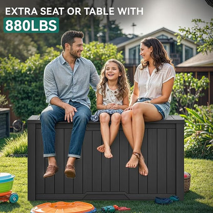 YITAHOME XXL 230 Gallon Large Outdoor Storage Deck Box - Image 2