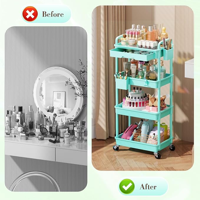 SUNALLY Makeup Cart Organizer - Image 5