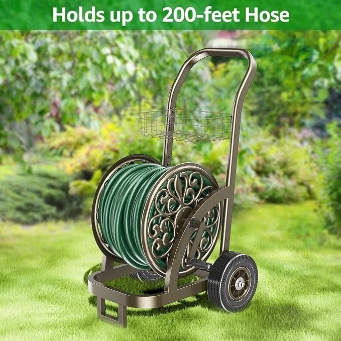 GOFORWILD Garden Hose Reel Cart - Image 7