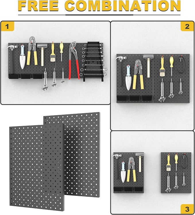 Ultrawall Metal Pegboard Panels, Pegboard Wall Organizer, Garage Tool Storage - Image 4