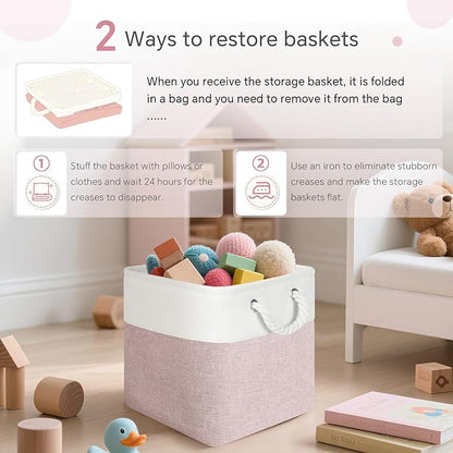 FinishingBo 11 inch Cube Storage Bin - Image 8