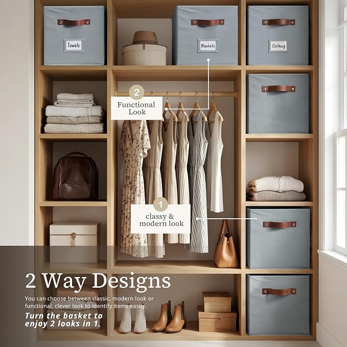 DECOMOMO Storage Bins, Storage Baskets - Image 4