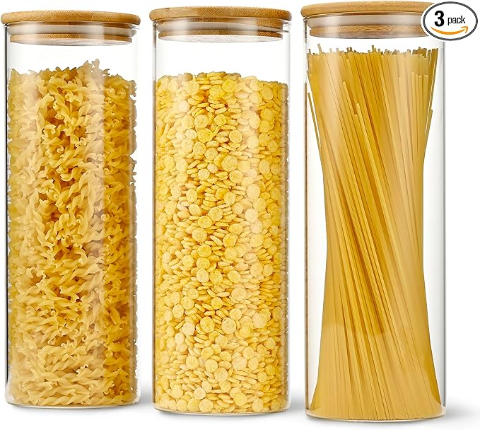 70oz Straight cylindrical Airtight Storage Jars by Delicatedtoservicecustomer
