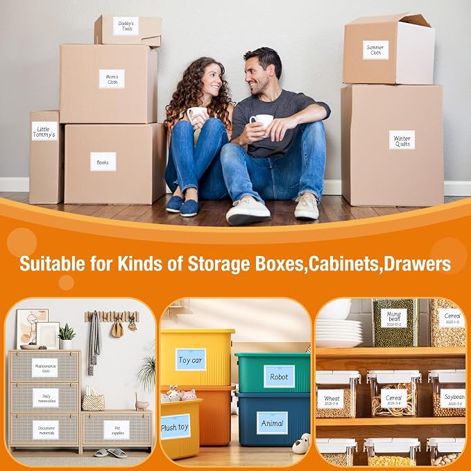 40 Pcs Clear Adhesive Pockets, 4x6 inch Index Card Holders - Image 5