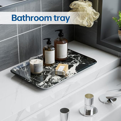 Vanity Decorative Tray, Bathroom & Countertop Organizer - Image 5