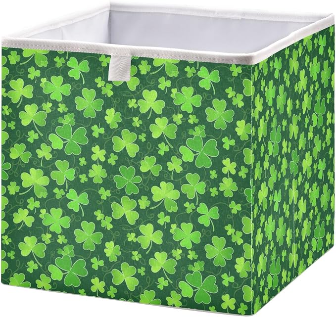 Clover St Patrick Day Closet Organizers Storage Cubes Storage Bins Shelf - Image 2