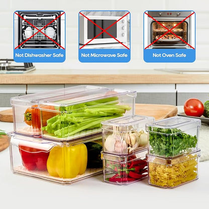 JollyPack 14 Pack Fridge Organizers, Refrigerator Organizer Bins - Image 2